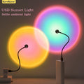 RGB Sunset Projection Lamp — 16 Colors, USB-C