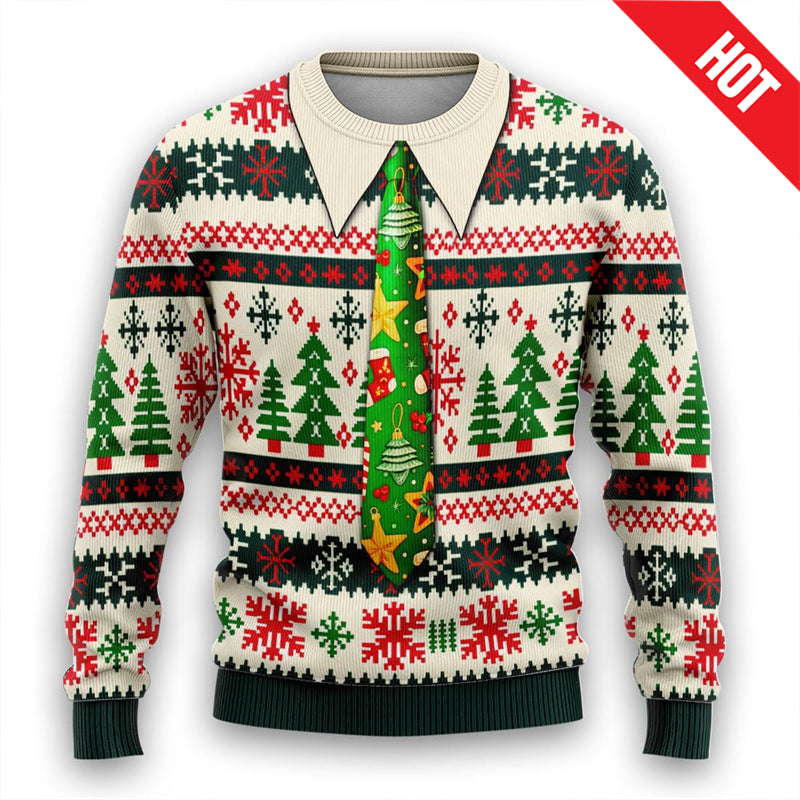Funny New Year 3D Sweatshirt — Fireworks Print