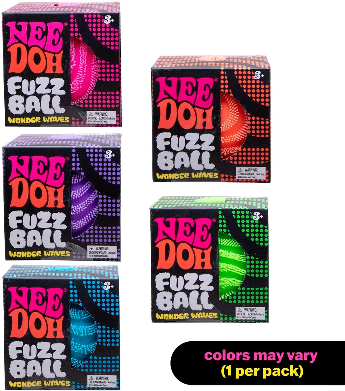 Fuzzy Fidget Ball — Blind Box Sensory Stress Toy