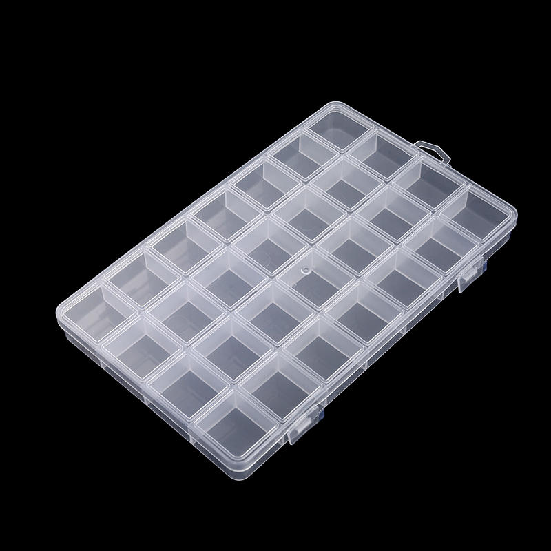 Clear Stackable Jewelry Organizer Box — Portable