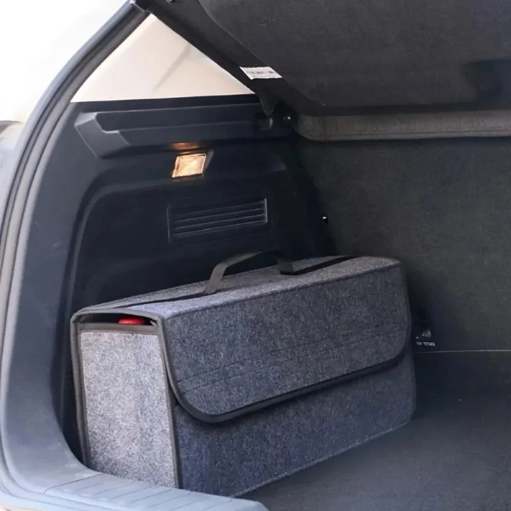 Trunk Organizer Box — Anti-Slip Cargo Storage