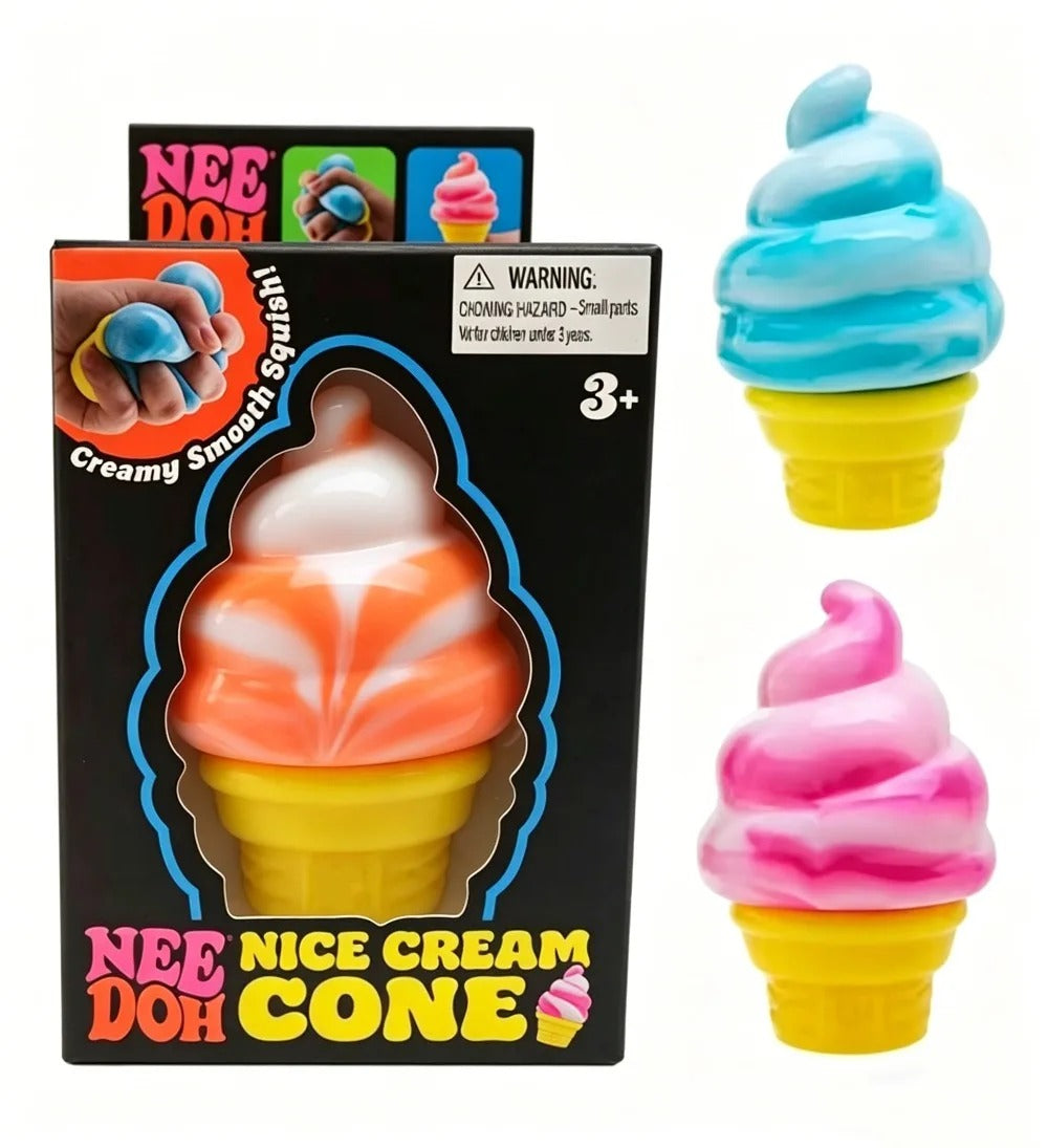 Ice Cream Squishy Sensory Toy — Soft Stress-Relief Sque
