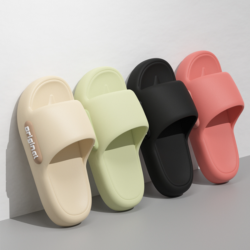 Cloud Slides — Candy-Color EVA, Thick Sole
