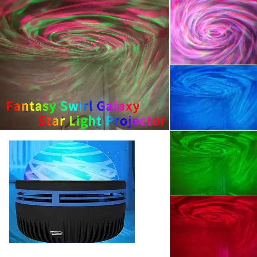 Galaxy Star Projector Light — 8 Nebula Modes, Remote