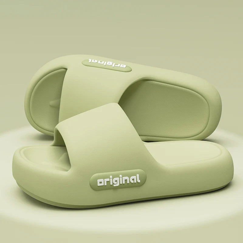 Cloud Slides — Candy-Color EVA, Thick Sole