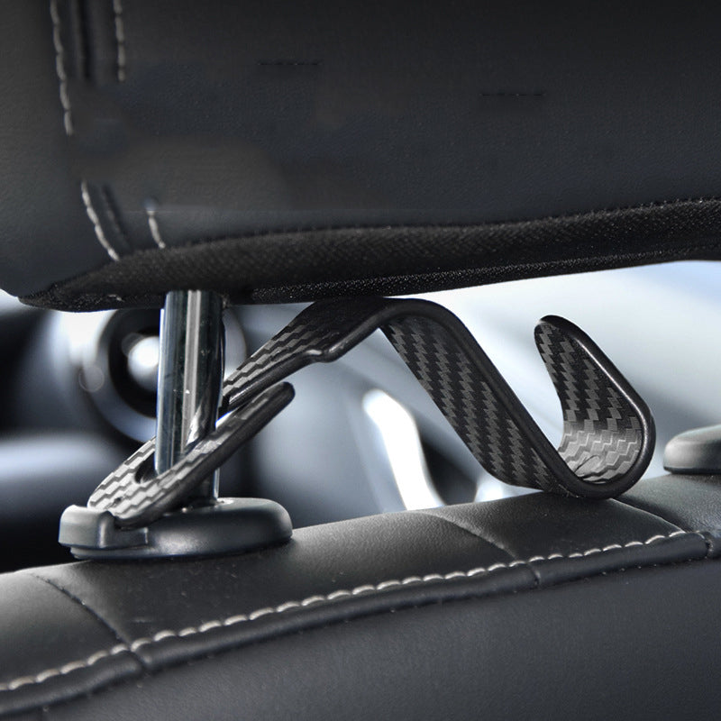 Car Headrest Hooks — 4-Pack, Heavy-Duty Hangers