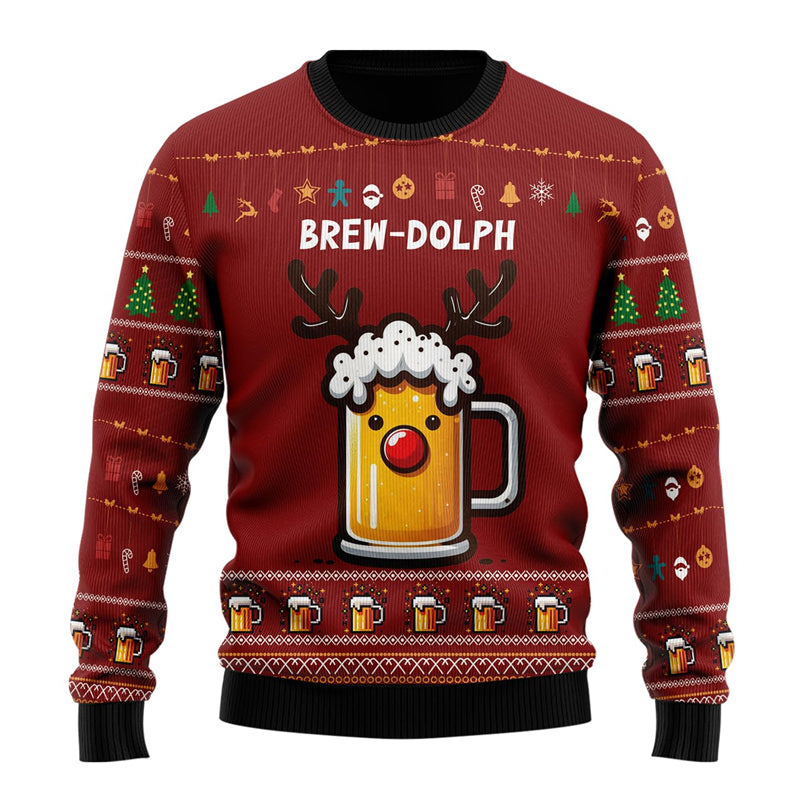 Beer Ugly Christmas Sweater — Hip-Hop Streetwear Fit