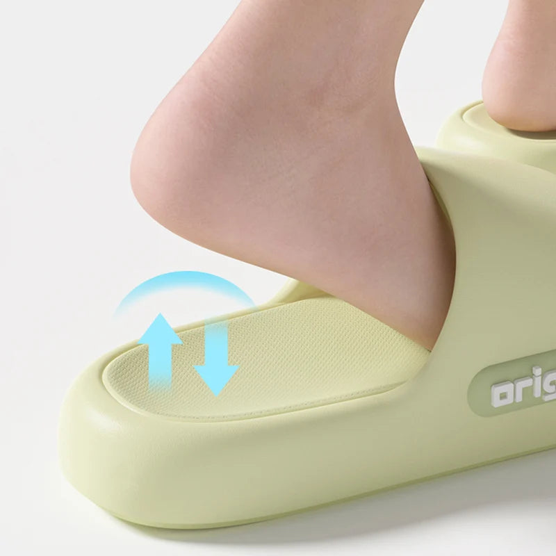 Cloud Slides — Candy-Color EVA, Thick Sole
