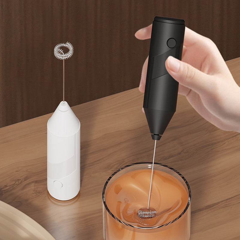 Handheld Milk Frother — USB Rechargeable, 3 Speeds
