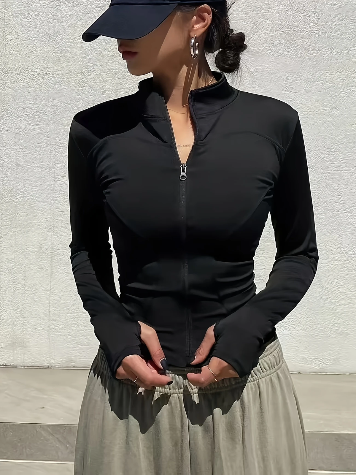 Pilates Quick-Dry Athletic Jacket — Fall/Winter Zip-Up