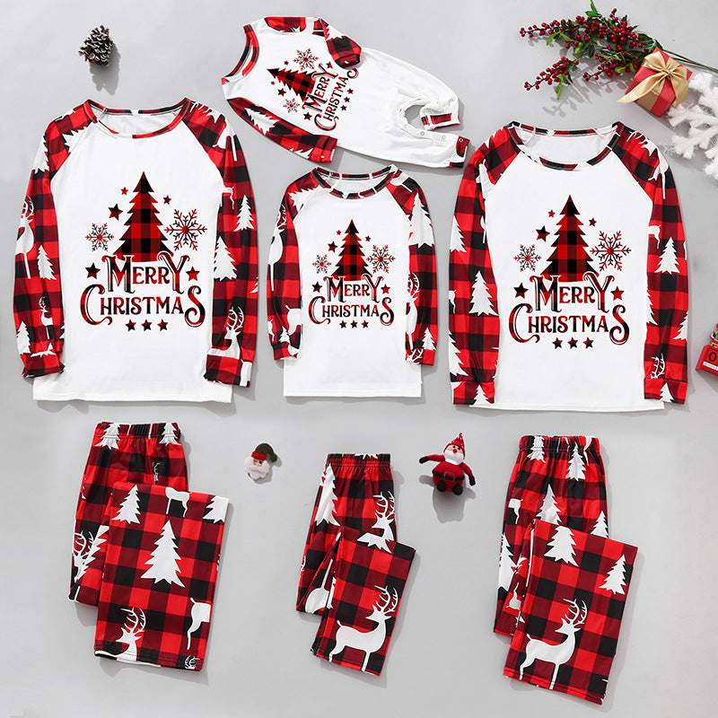 Christmas Family Pajama Set — Mom, Dad & Kids Matching