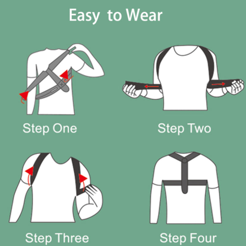 Adjustable Posture Corrector — Back & Shoulder Support