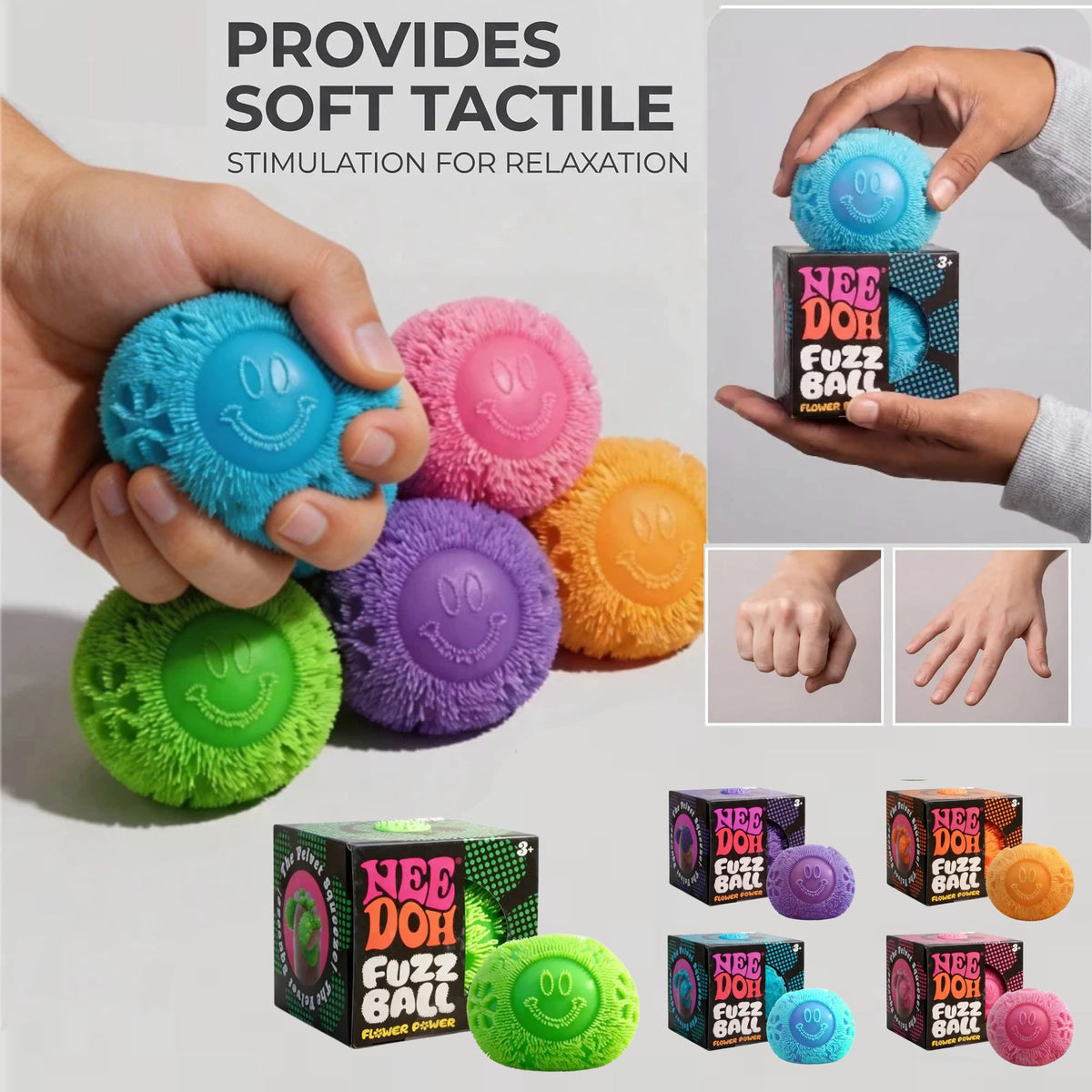 Fuzzy Fidget Ball — Blind Box Sensory Stress Toy