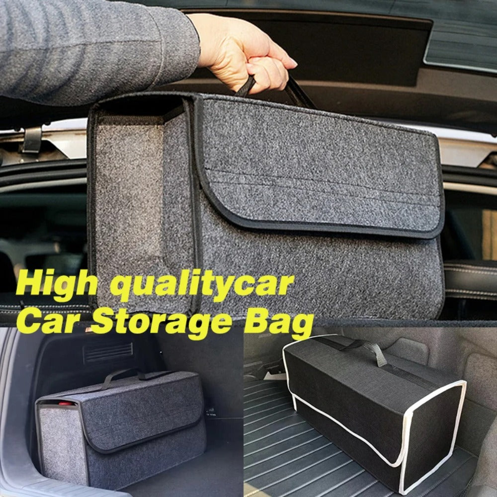 Trunk Organizer Box — Anti-Slip Cargo Storage