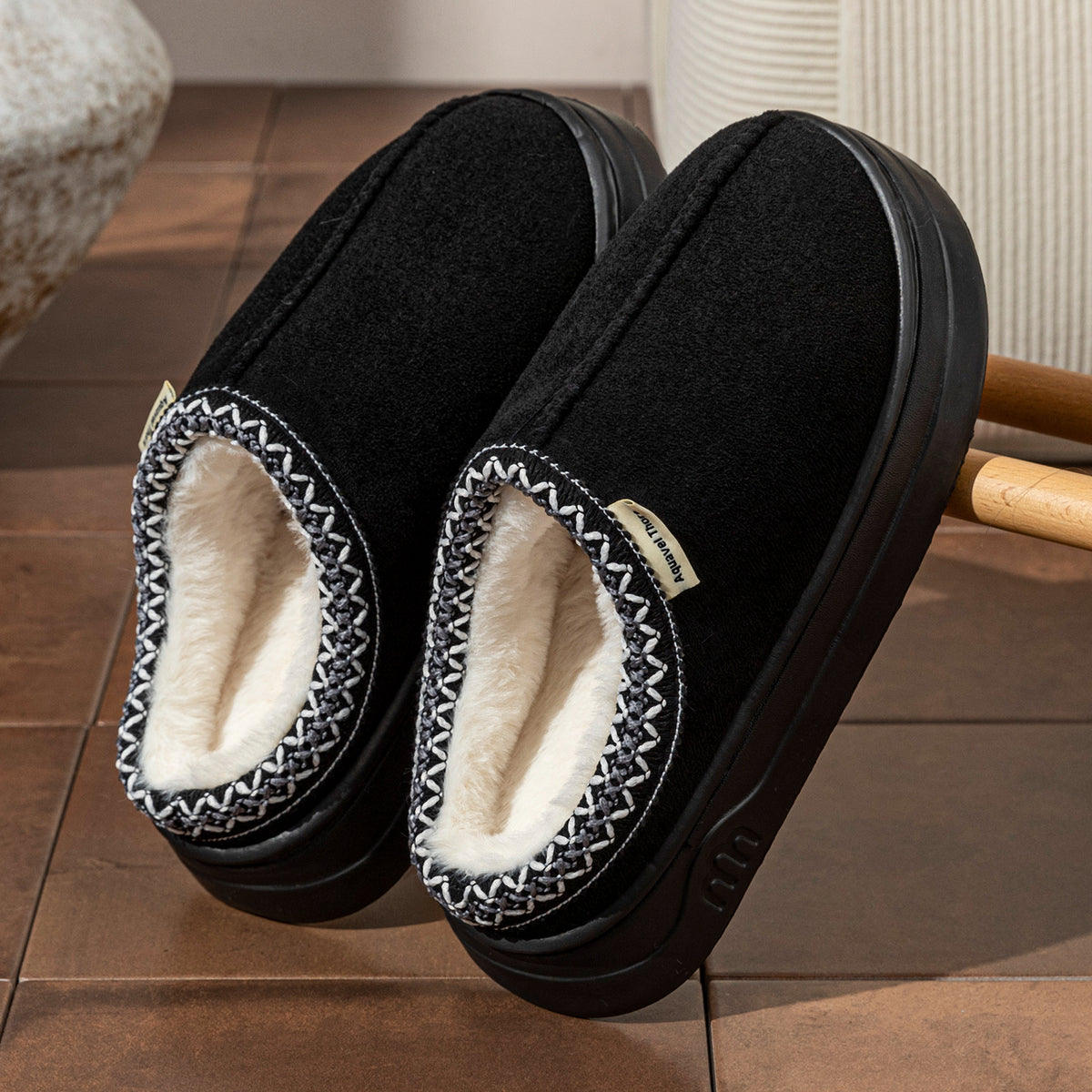 Fuzzy House Shoes — Warm Winter Slippers, Couples