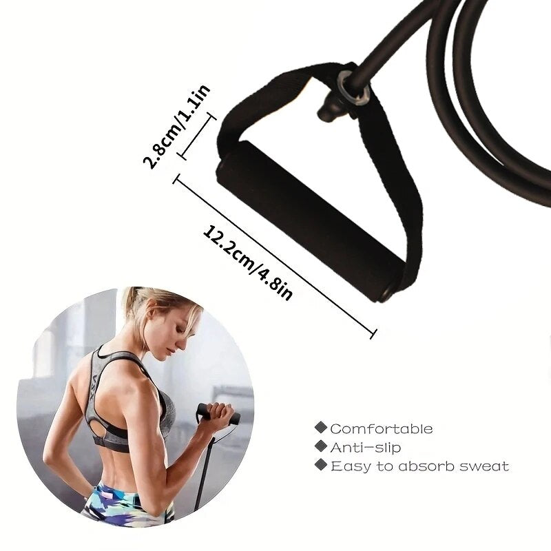 Resistance Bands Set with Handles — 5-Level Home Workou