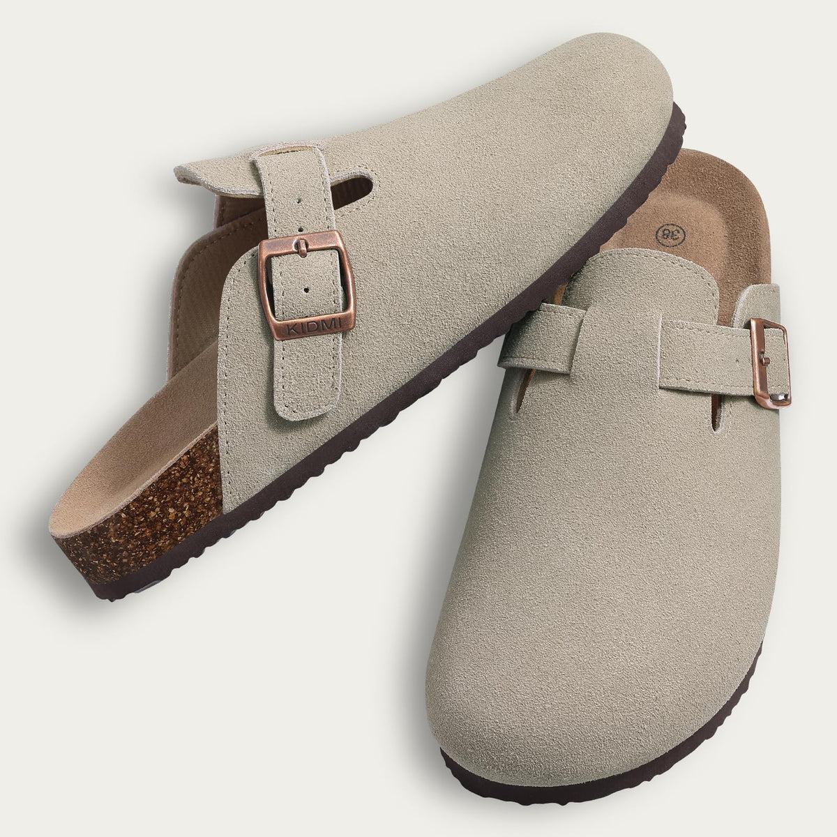 Crestar Cork Clogs — Suede Mules, Men & Women Outdoor