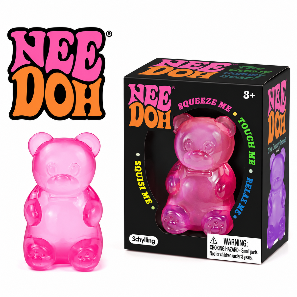 Soft Gummy Bear Fidget Squeeze Toy — Sensory Stress Rel