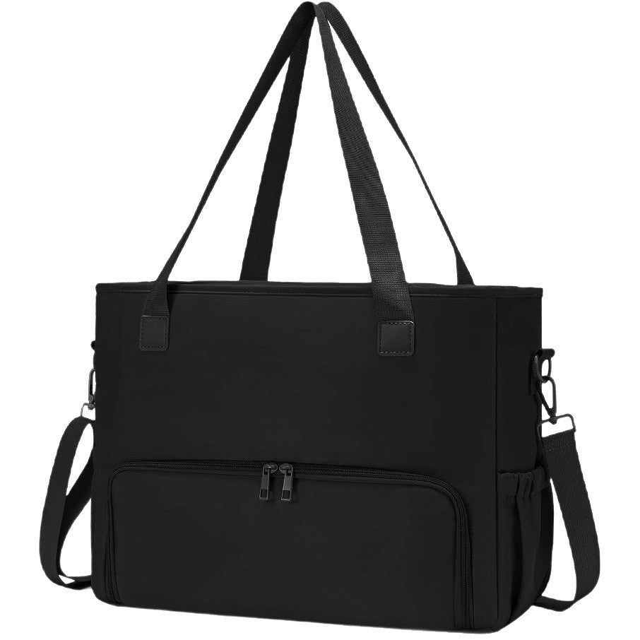 2-in-1 Insulated Lunch & Laptop Tote — Waterproof, Fits