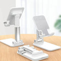 Adjustable Aluminum Phone & Tablet Stand — Desk Mount