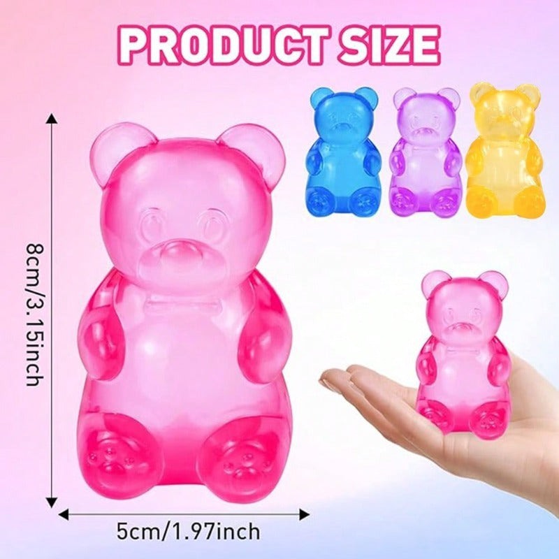 Soft Gummy Bear Fidget Squeeze Toy — Sensory Stress Rel