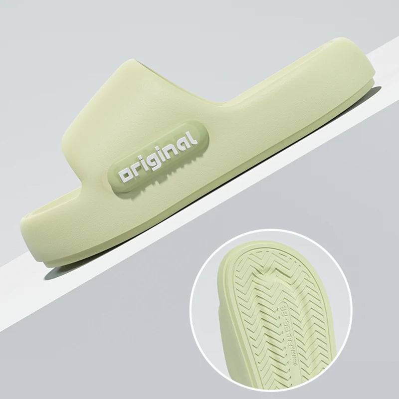 Cloud Slides — Candy-Color EVA, Thick Sole
