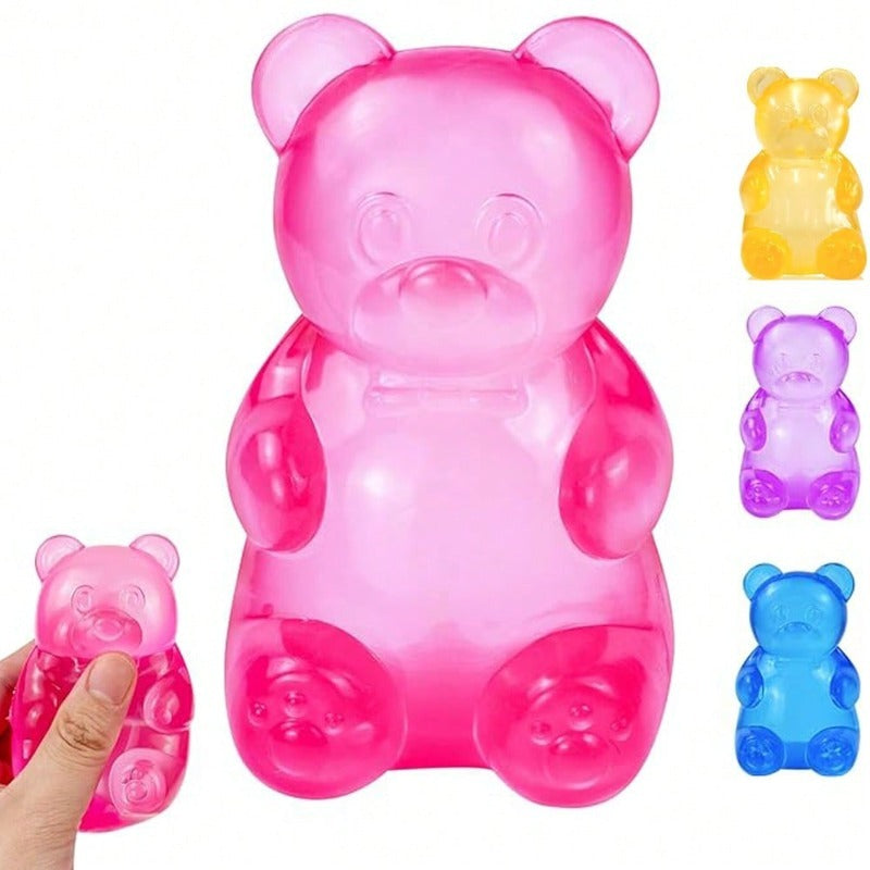 Soft Gummy Bear Fidget Squeeze Toy — Sensory Stress Rel