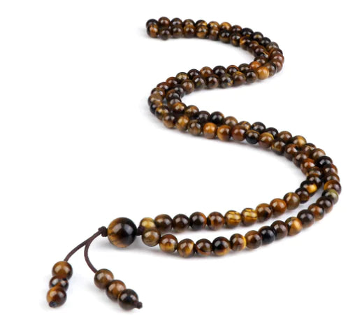 Malachite Stone Beaded Necklace